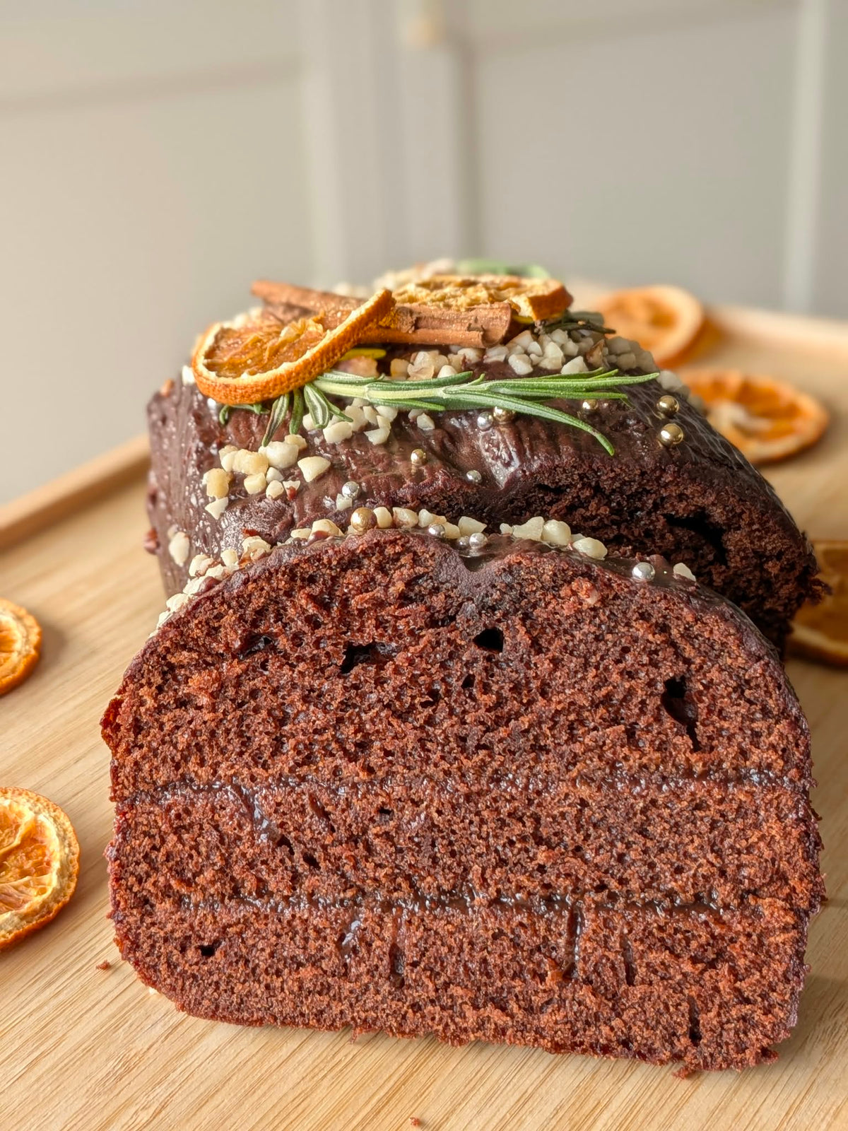 Polish Chocolate Gingerbread Bread (Piernik)