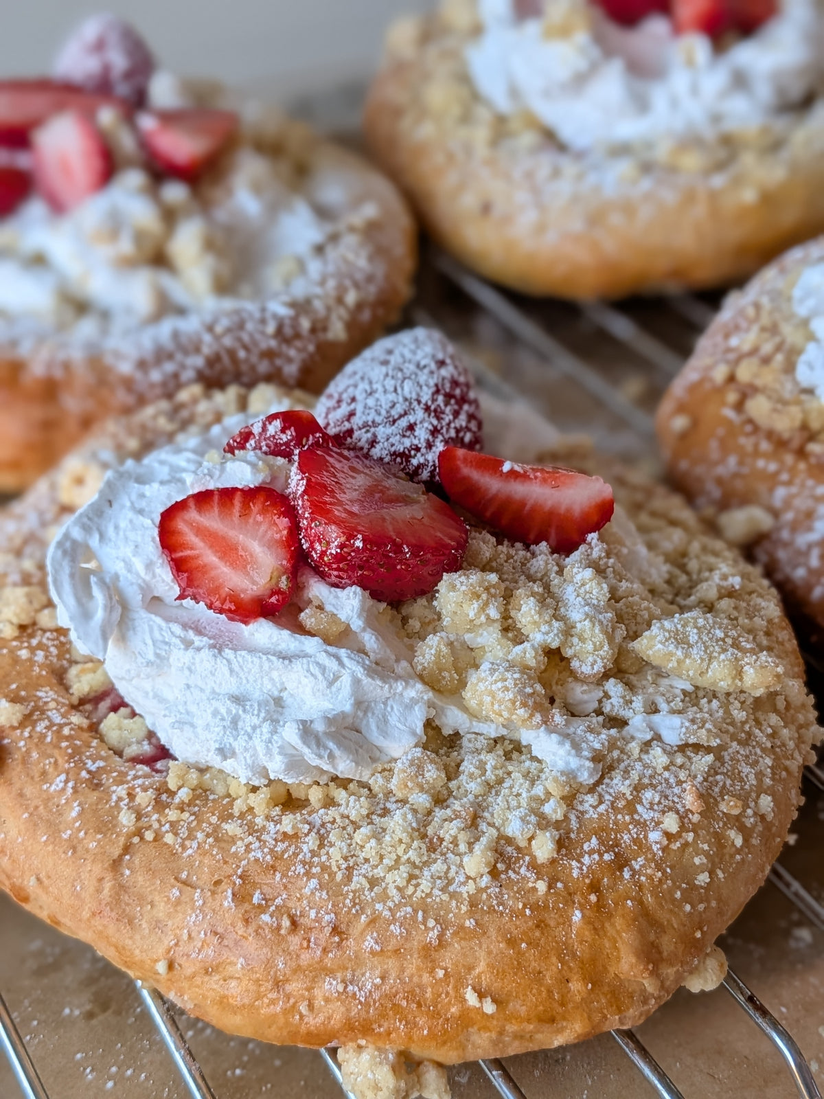 Polish Butter Bun - Seasonal Fruit