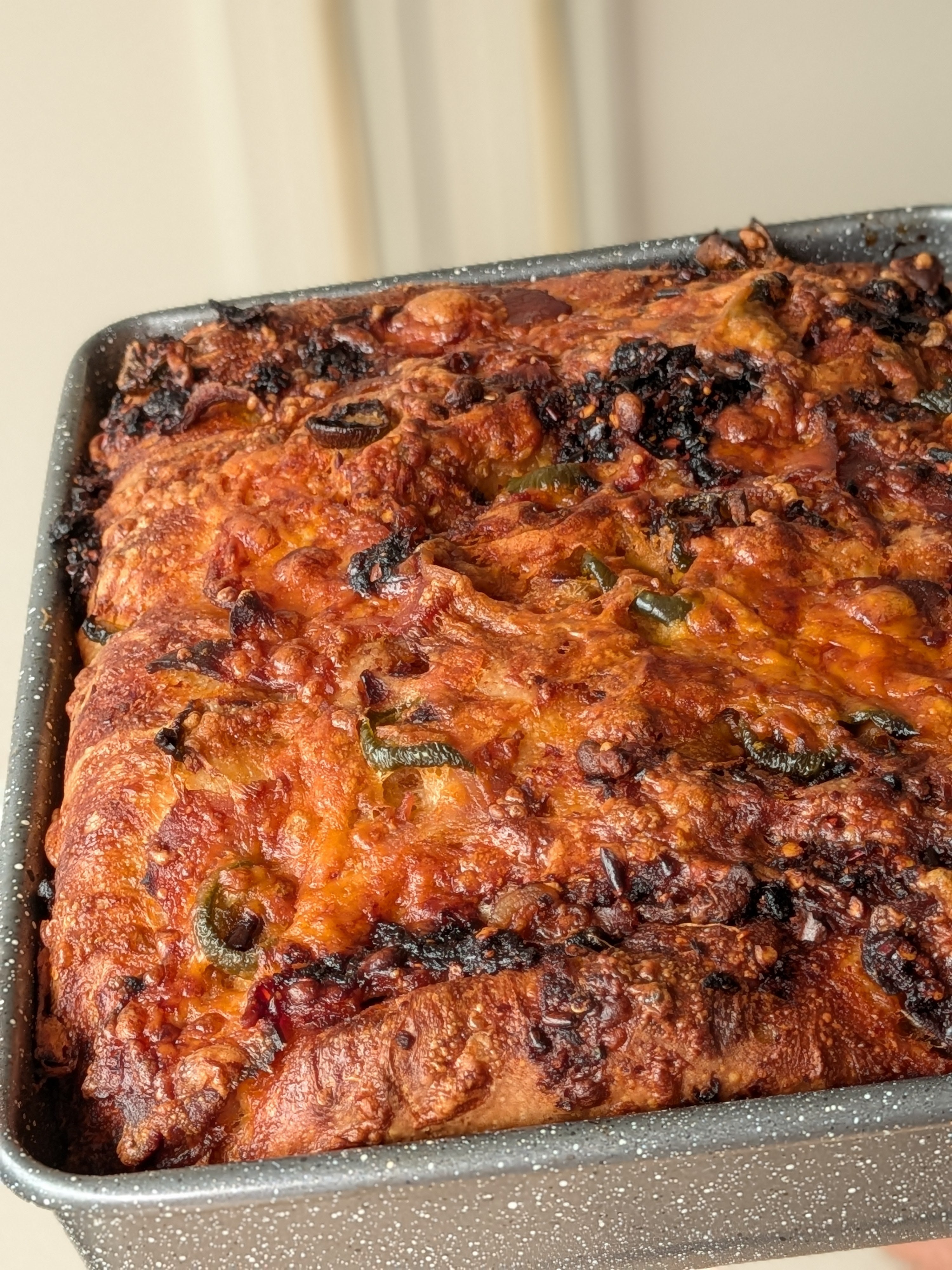 Spicy Bacon Focaccia